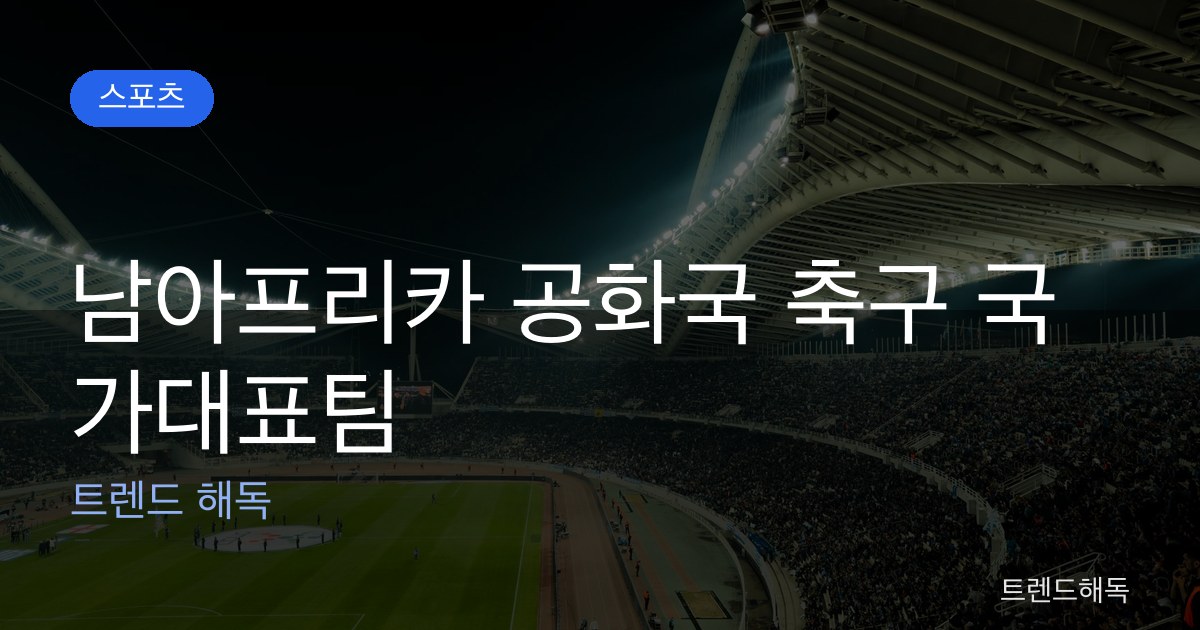 남아프리카 공화국 축구 국가대표팀 관련 이미지